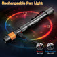 EverBrite Rechargeable Pen Light, Zoomable, Handheld Pocket Flashlight with Clip, IPX4 Waterproof