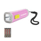 EverBrite Kids Multicolor Torch, Mini LED Torch, Plastic Torch for Emergency, Camping, Outdoor with Lanyard and Battery