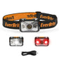 EverBrite Rechargeable Headlamp with Red Light, 4-Mode LED Outdoor Head Lamp for Camping, Hiking, Running, Emergency