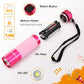 EverBrite Mini Glow in Dark Flashlights, Aluminum LED Flashlights Party Favors Assorted Colors for Camping, Hiking, Indoor (Batteries Included)