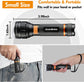 EverBrite LED Flashlight High Lumens, Super Bright, Zoomable Aluminum Flashlight with Digital Focus, 4 Modes, Water Resistant, Adjustable Brightness for Camping, Emergency, AAA Batteries Included