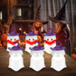 EverBrite Halloween Hanging Collapsible Ghost Lights, Two Color Changing, Indoor/Outdoor Halloween Spooky Party Decorations, Battery Included