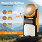 EverBrite Rechargeable Camping Lantern with Fan, 1000LM & 4400mAh Power Bank, 3 Speeds, Portable with Hanging Hook (W)