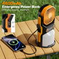 EverBrite Rechargeable Camping Lantern with Fan, 1000LM & 4400mAh Power Bank, 3 Speeds, Portable with Hanging Hook (W)