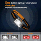 EverBrite Rechargeable Headlamp with Red Light, 4-Mode LED Outdoor Head Lamp for Camping, Hiking, Running, Emergency
