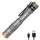EverBrite Mini Pen Light, Rechargeable 300 Lumens, 4 Modes, with USB-C & Clip - Compact Flashlight for Inspection & Outdoors (W)