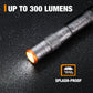 EverBrite Mini Pen Light, Rechargeable 300 Lumens, 4 Modes, with USB-C & Clip - Compact Flashlight for Inspection & Outdoors (W)