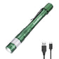 EverBrite Rechargeable Pen Light, 300 Lumens, Zoomable LED with Clip - Pocket Size for Camping & Emergency (Green)