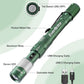 EverBrite Rechargeable Pen Light, 300 Lumens, Zoomable LED with Clip - Pocket Size for Camping & Emergency (Green)
