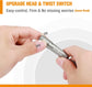 EverBrite Mini LED Keychain Flashlight, High Lumen EDC Pocket Light - Camping, Hiking, Emergency (Battery Include)