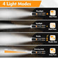 EverBrite 1000 Lumens LED Rechargeable Flashlight High Lumens, Zoomable Aluminum Flashlight with Digital Focus, 4 Modes and Water Resistant