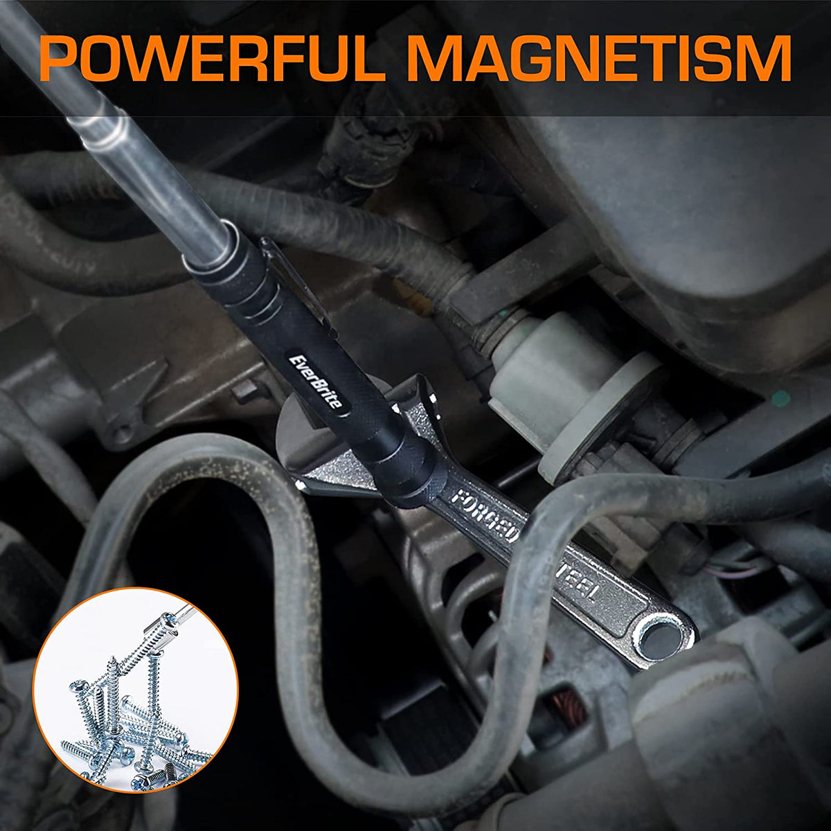 HENGBIRD 3 pezzi asta magnetica asta magnetica, asta telescopica HENGBIRD 3 pezzi asta magnetica asta magnetica, asta telescopica