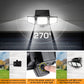 EverBrite Solar Motion Sensor Security Lights Waterproof Adjustable Bright Flood Lights for Garden Yard Garage Patio Pathway