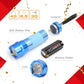 EverBrite 4 Pcs Mini LED Multicolor Aluminum Flashlights for Hurricane Supplies