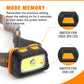 EverBrite Rechargeable Headlamp 350 Lumens Headlight with Red/Green Light and Tail Light