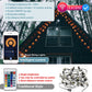 Outdoor String Lights, Warm White Patio Lights Smart String Lights, Compatible with Alexa/Google Assistant, App Control, IP65 Waterproof